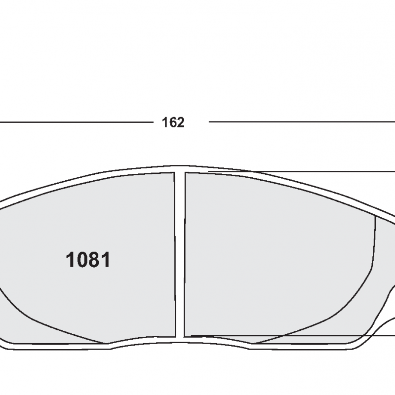 Fast road / track day compound. Street brake pads - Ford Mustang inc GT
front pad